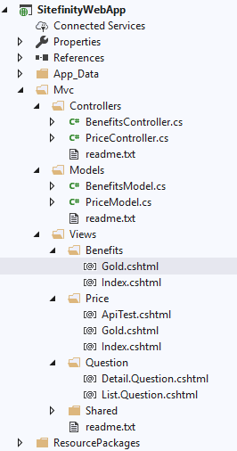 Some project structure
